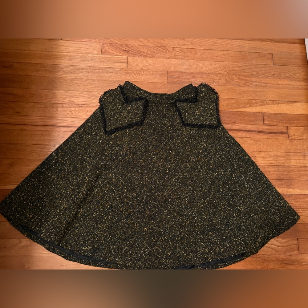 Vintage 50s A-line Skirt with 2 Heart Pockets